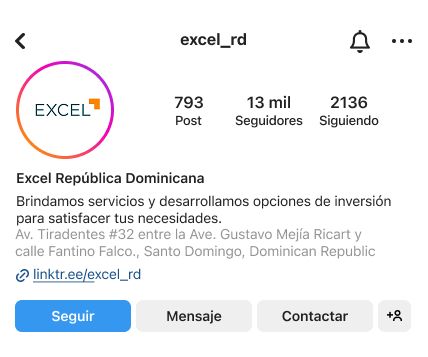 A screenshot of a social media account on a cell phone.