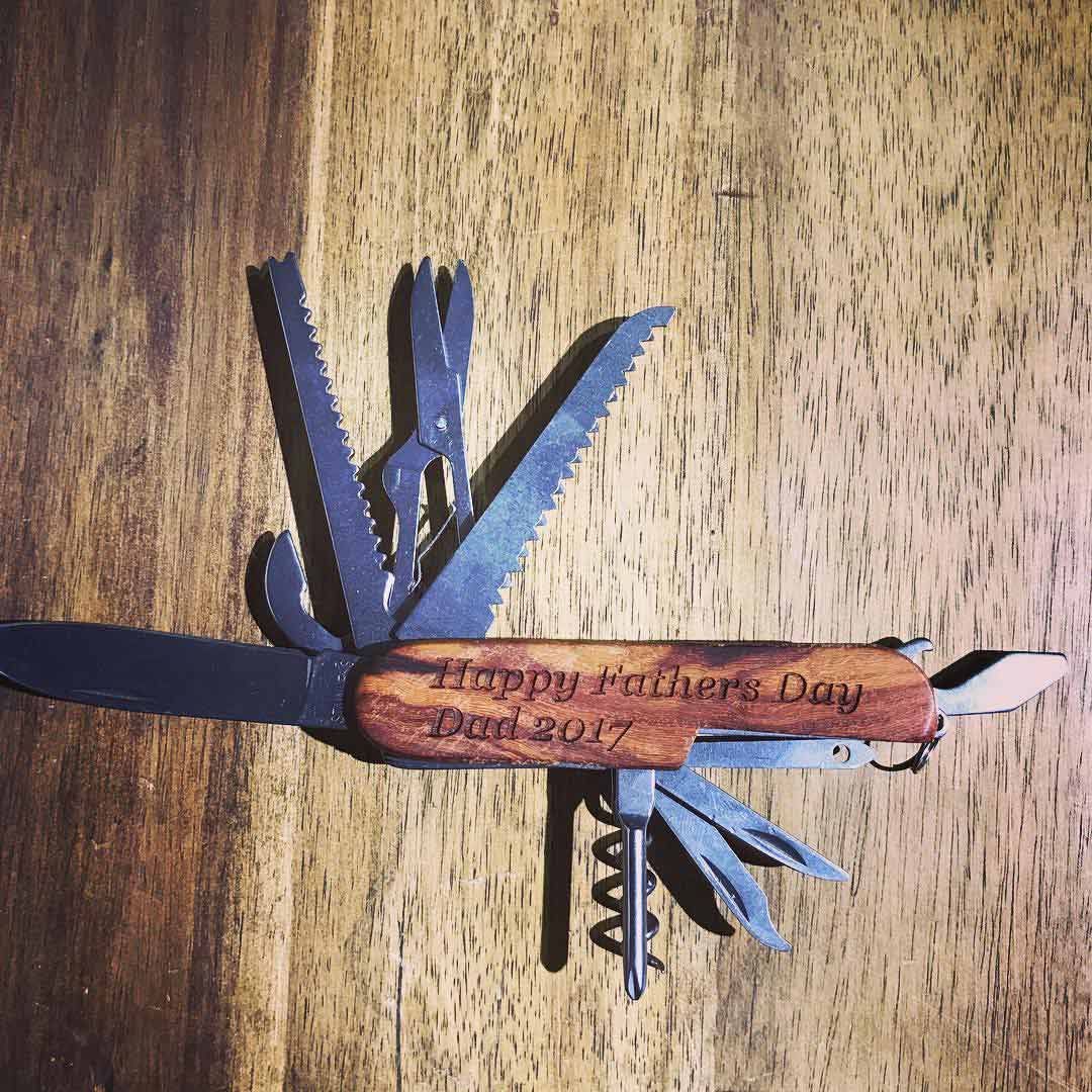 Customised Precision-Cut Multi-Blade Pocket Tool — Laser Cutting in Wollongong NSW