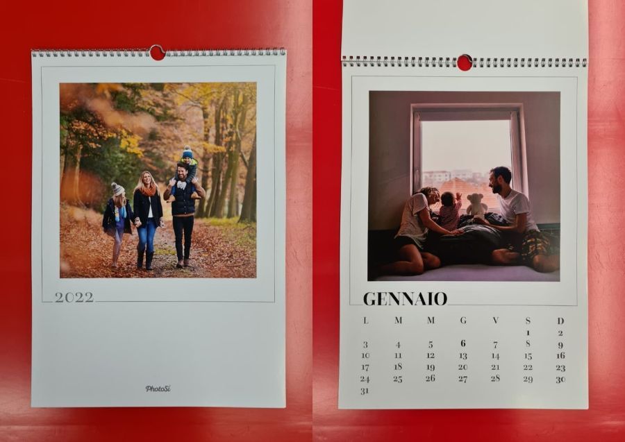calendario personalizzato con foto