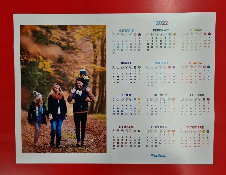 calendario personalizzato