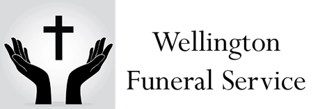 The logo for sample funeral home is shown on a white background.