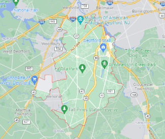 https://www.google.com/maps/place/Deptford,+NJ/@39.8159632,-75.1936412,12z/data=!3m1!4b1!4m5!3m4!1s0x89c6d0b32f4272e7:0xc96abb0ab045fe66!8m2!3d39.8227054!4d-75.1195107