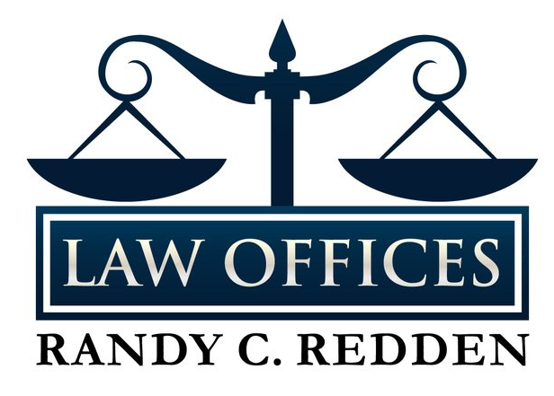 A logo for randy c. redden law offices