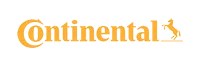 Continental logo: gold text and prancing horse on a white background.