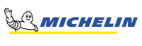 Michelin logo: white Michelin Man waves, blue 