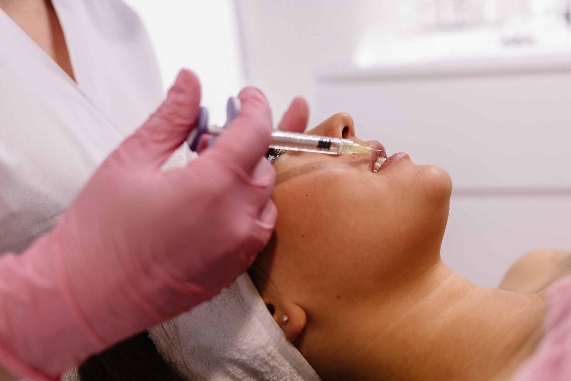 Injectable dermal fillers treatment at Clinica Santa Maria Wellness Med Spa in Brownsville, TX.