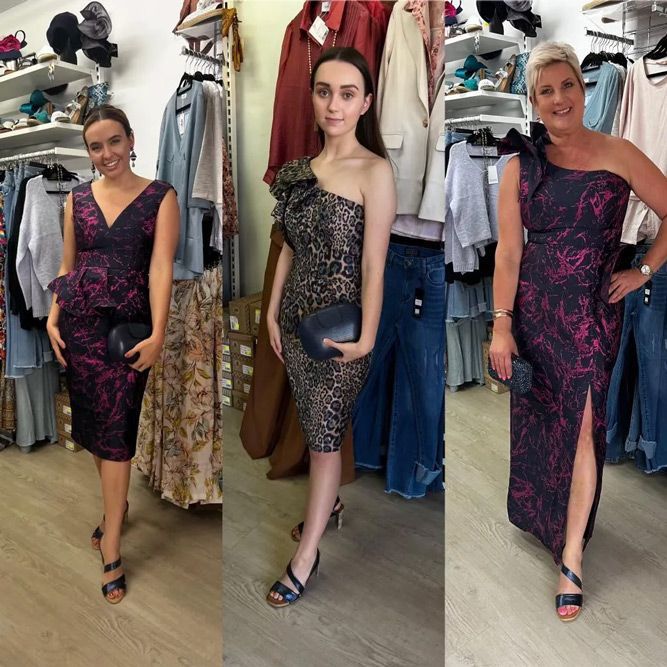 Printed Event Dresses — Zest Boutique in Yeppoon, QLD