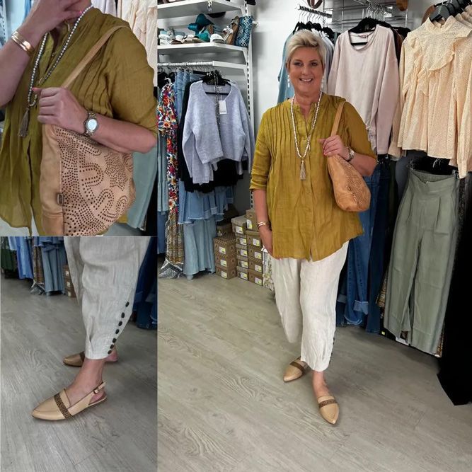 Cotton Linen Top — Zest Boutique in Yeppoon, QLD