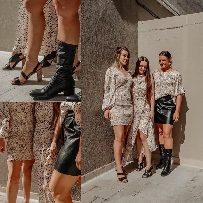 Women In Black Footwears And Animal-Printed Clothes — Zest Boutique in Yeppoon, QLD