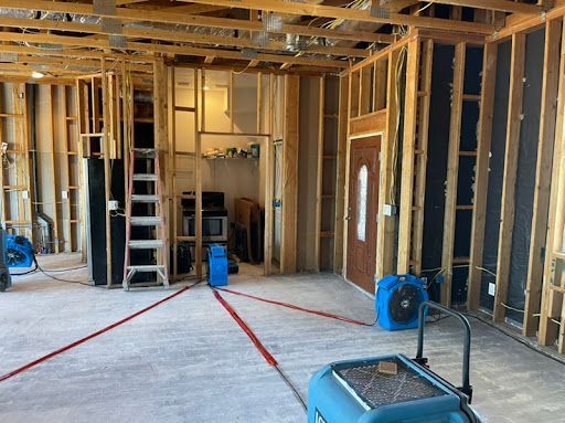water damage restoration process