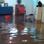 water damage in home