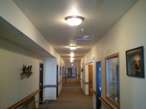 lighting in a commercial building