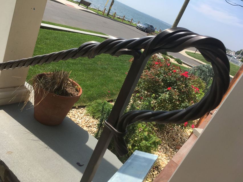 Custom iron railing