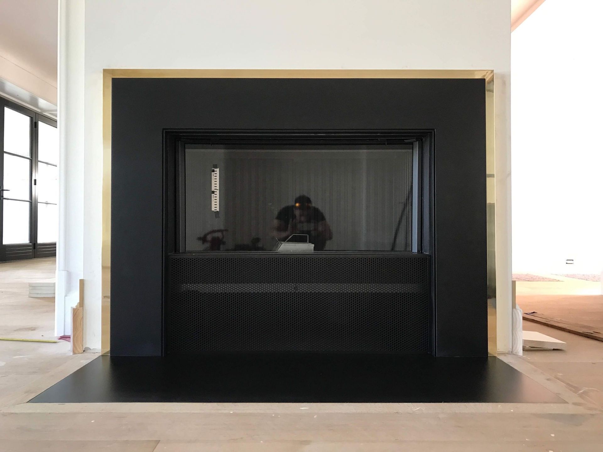 cast iron fireplace