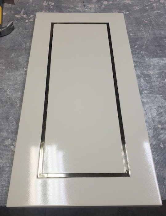 custom gold iron