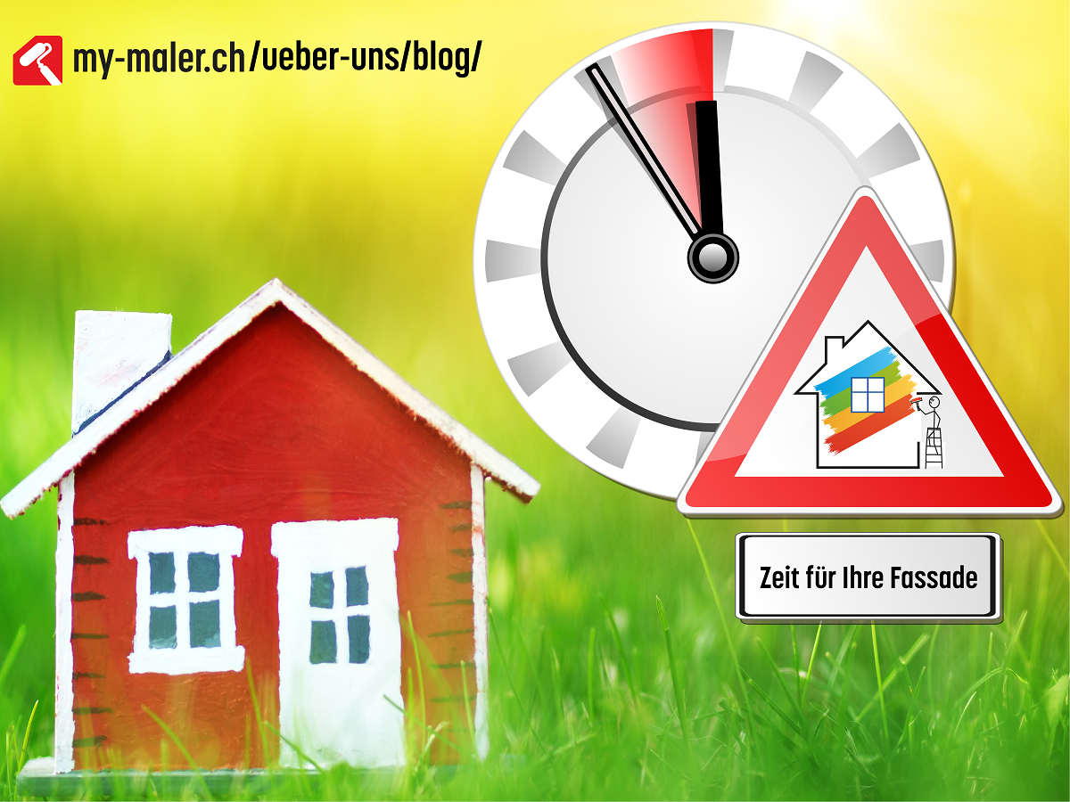 Ein Bild von einem Haus und einer Uhr mit der Aufschrift my-malar.ch/ueber-uns/blog