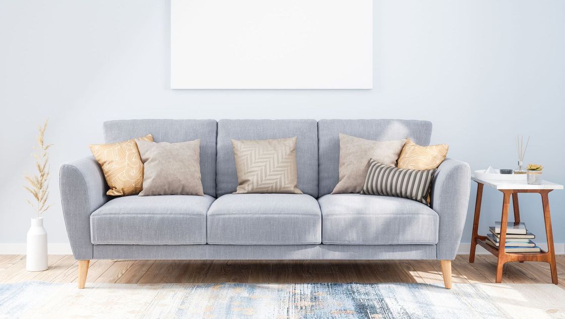 Couch - Wood Like Plank Floor