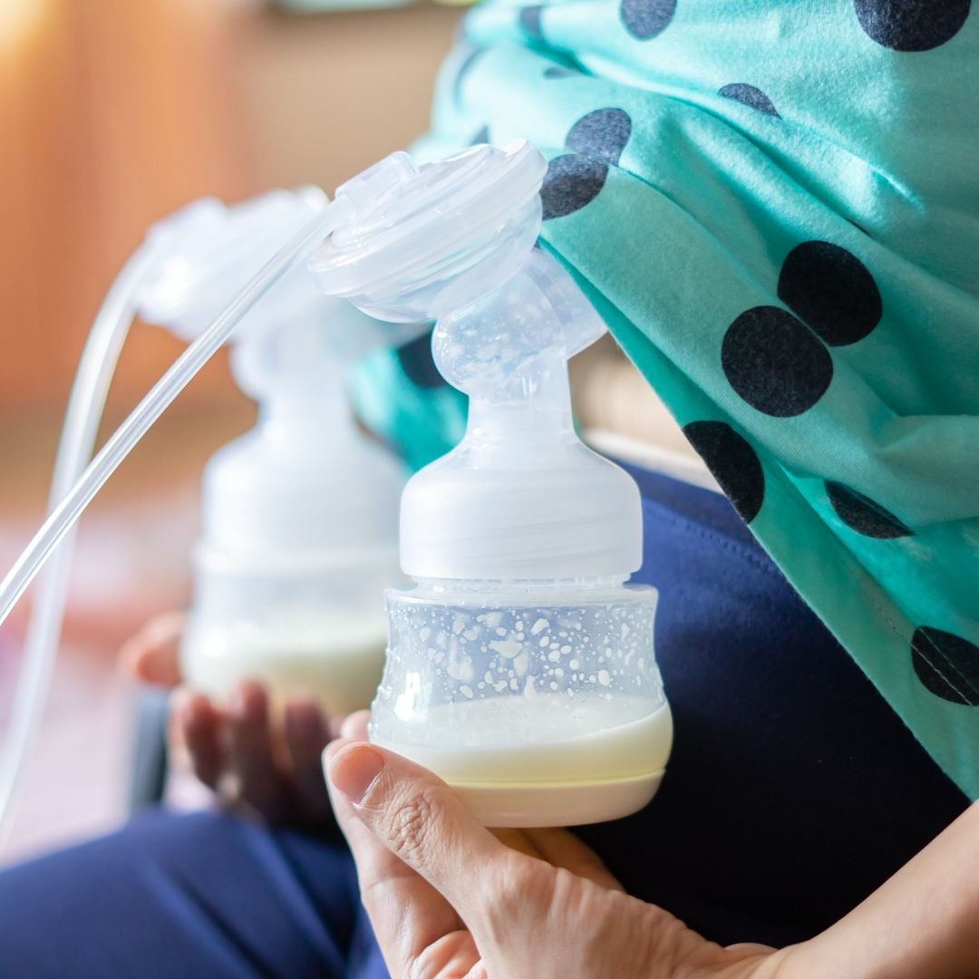 como extraer leche materna con extractor electrico paso a paso