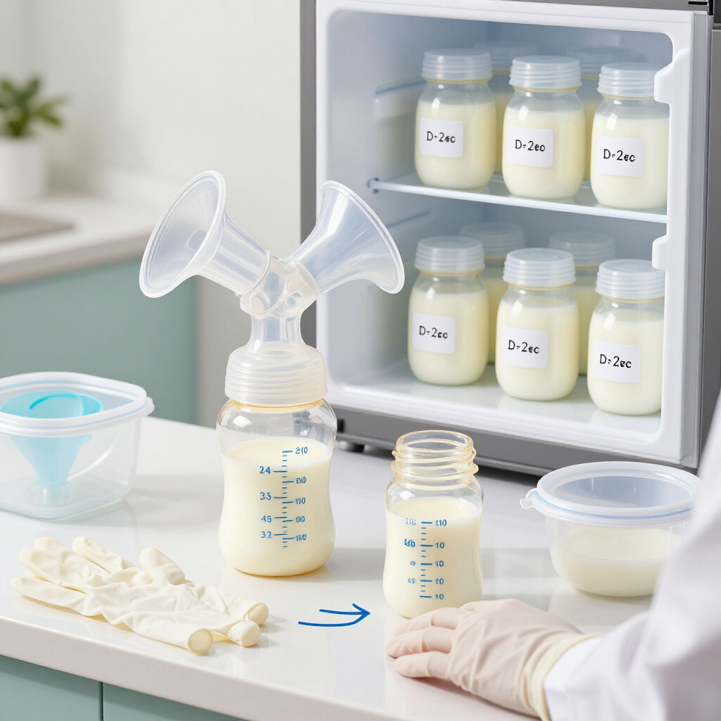 Cómo conservar la leche materna de forma segura en casa y en el trabajo