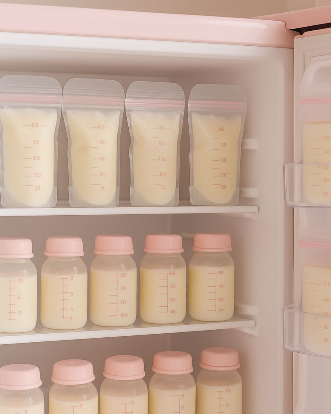 como almacenar leche materna correctamente en refrigerador y congelador