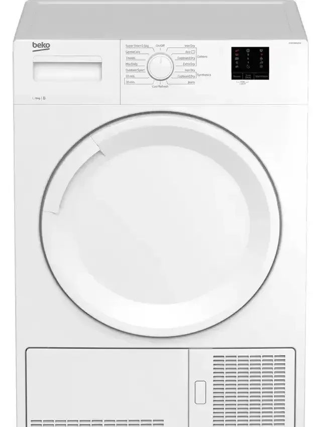 Beko DTKCE80021W 8Kg Condenser Tumble Dryer - White - B Rated