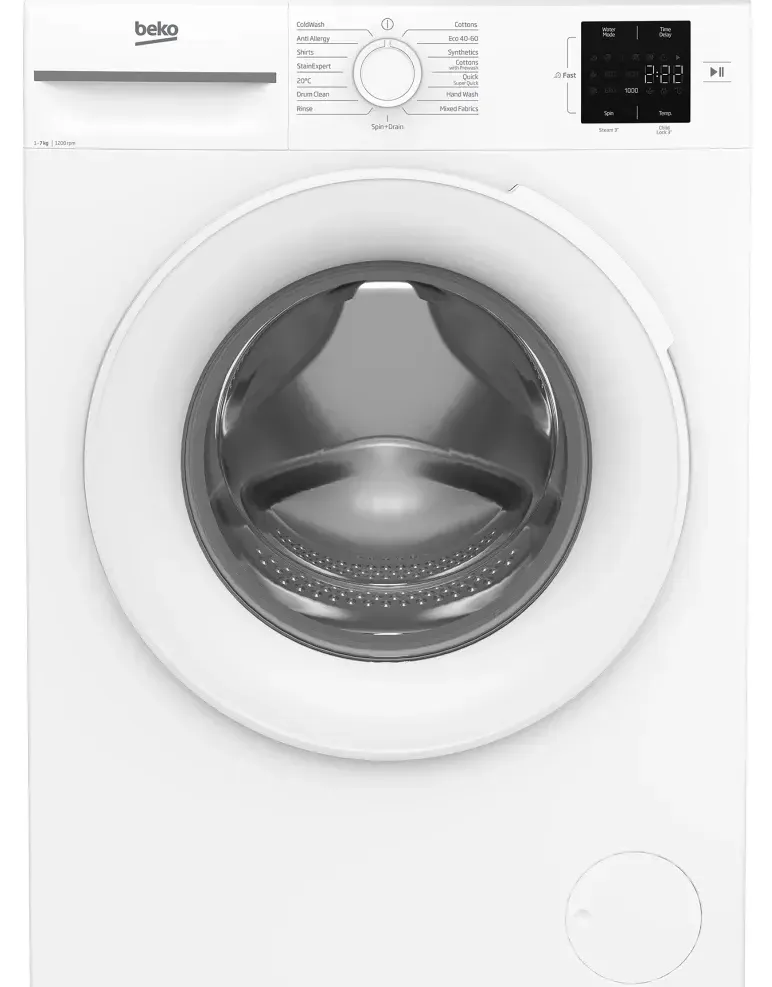BEKO BM3WT3841W, 8KG,1400SPIN WASHER