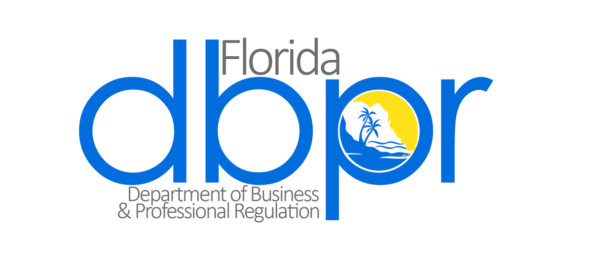 The logo for the florida department of business and professional regulation