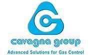 Blue Cavagna Group logo: A stylized 