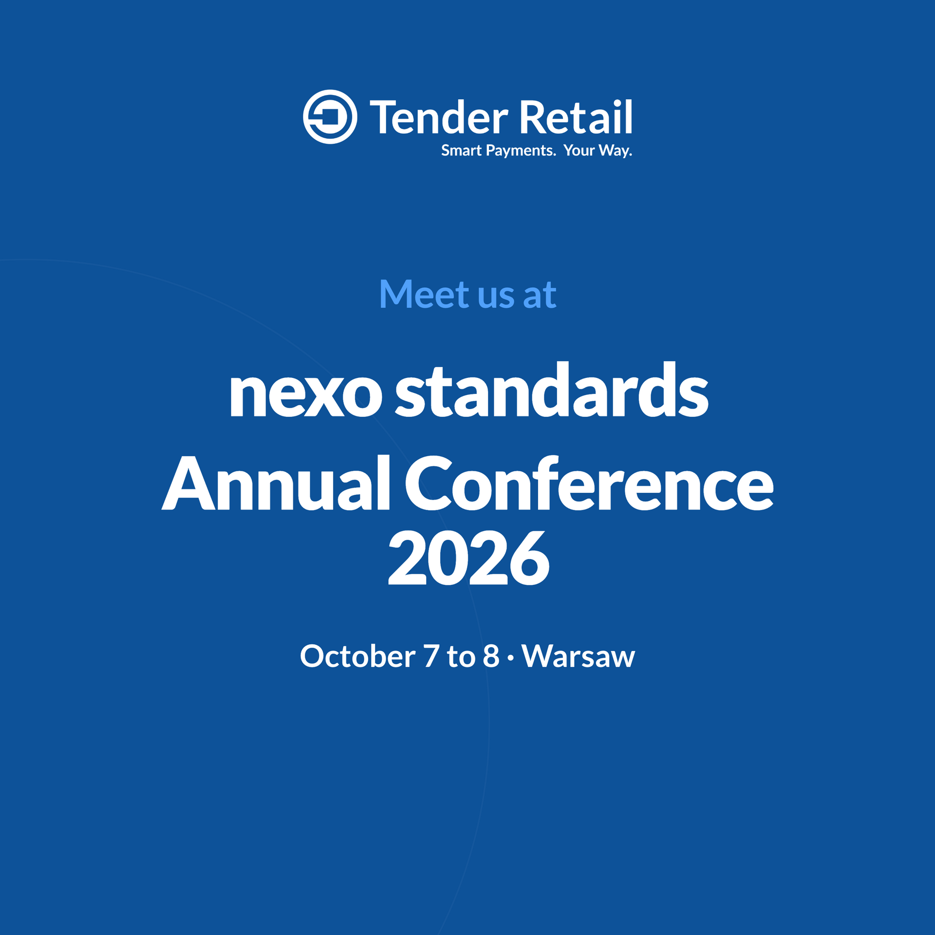 Tender Retail at nexo standards Annual Conference 2026