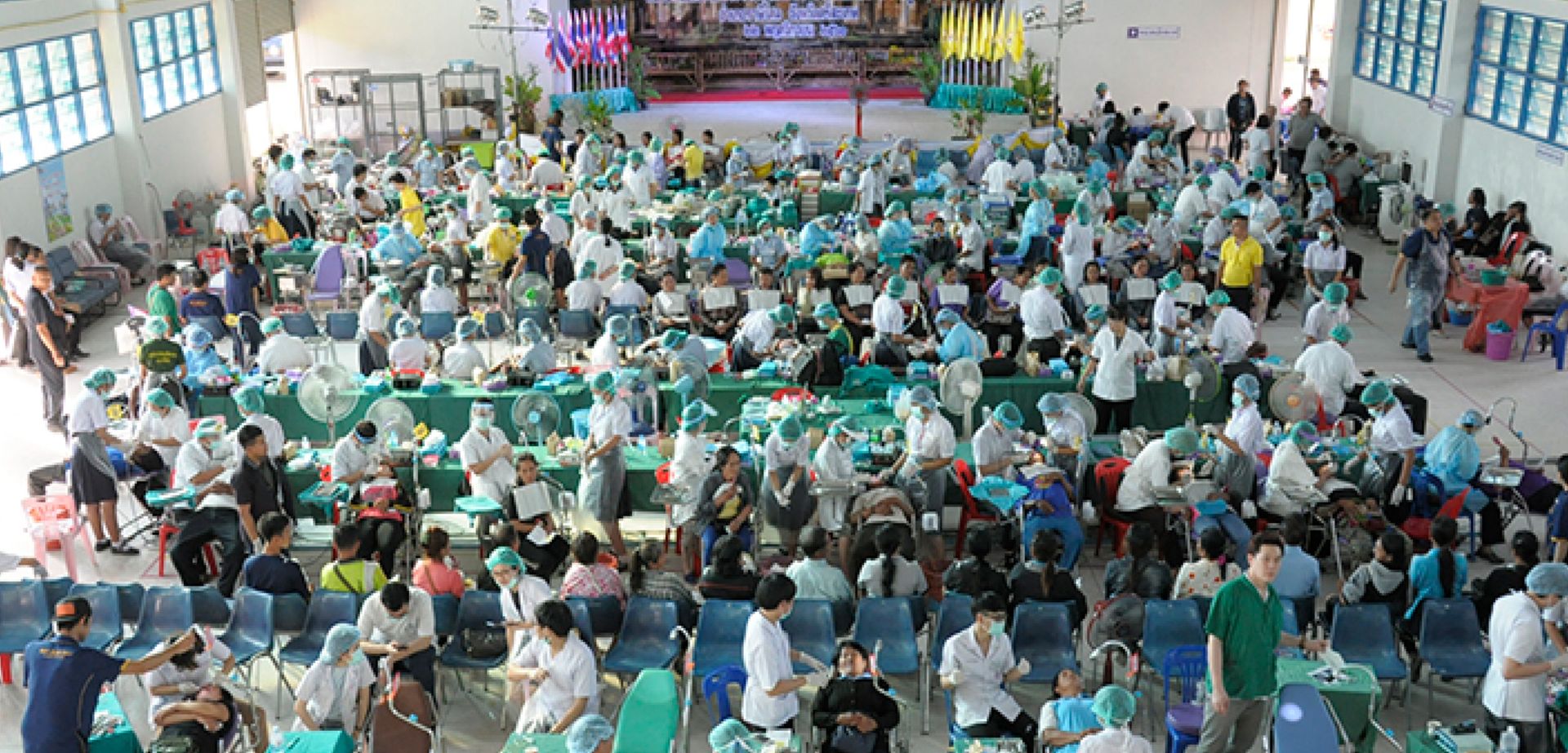 กิจกรรมการออกหน่วยทันตกรรมพระราชทาน ตามจังหวัดต่างๆ ปี 2561