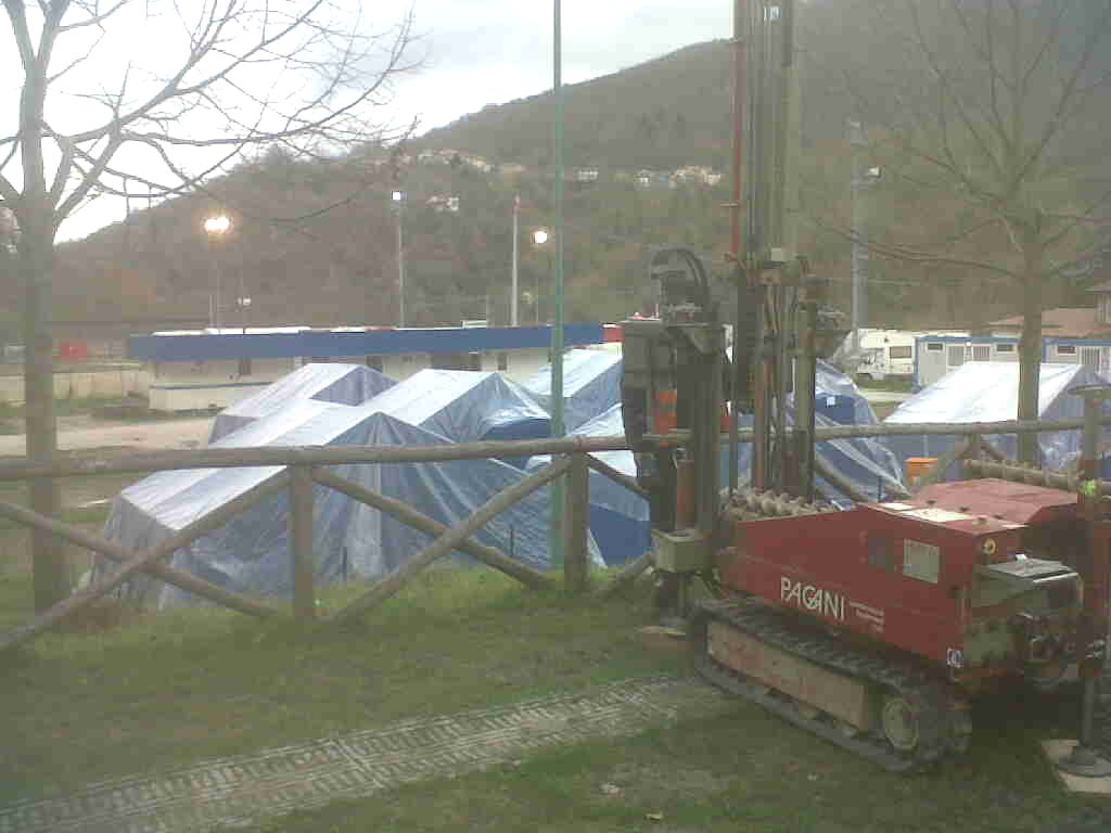 Prova penetrometrica dinamica zone terremoto