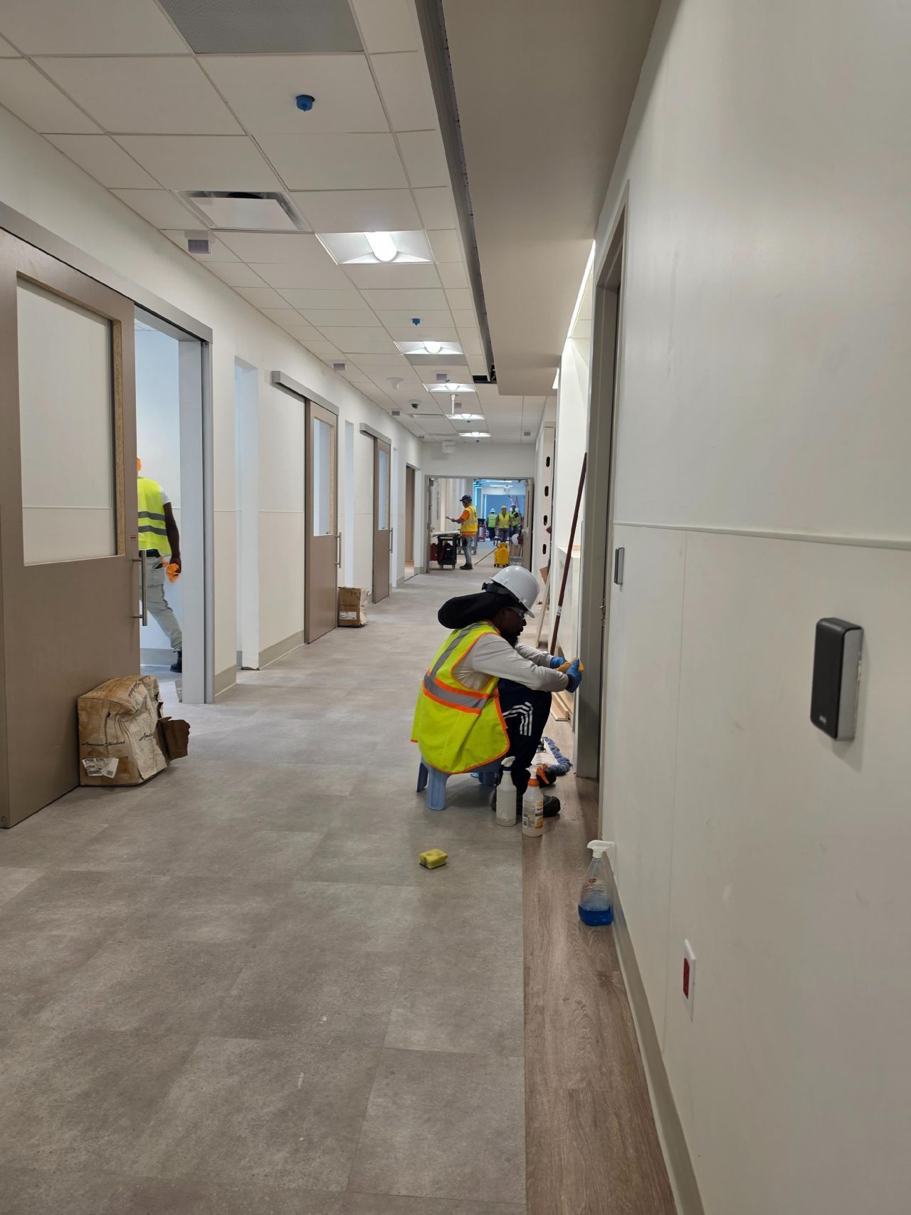 Legally Clean Post-Construction cleaning Broward Health ER