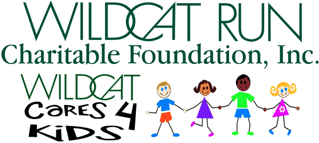 Wildcat Run Charitable Foundation logo with children holding hands.