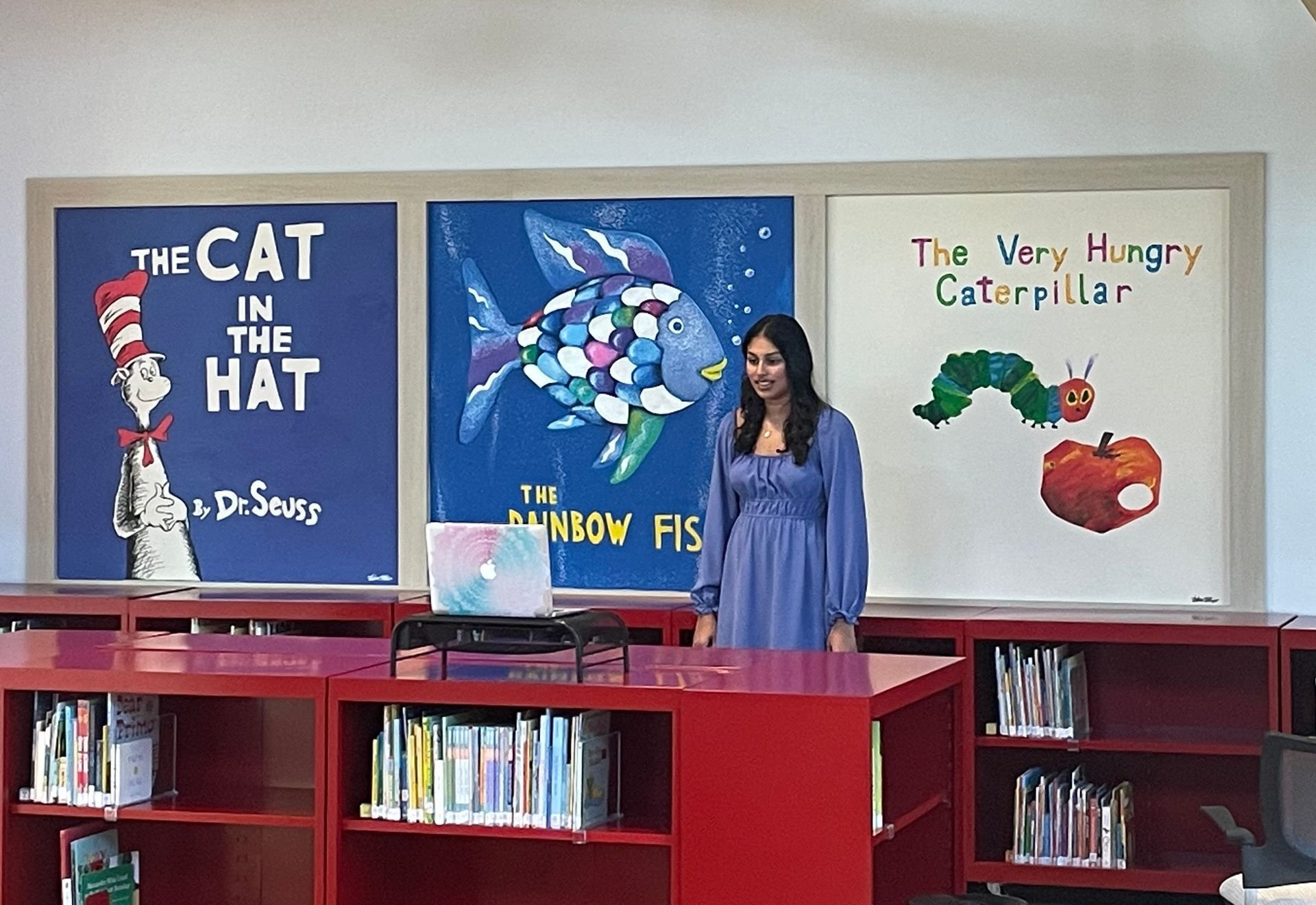 Natasha Agarwal receives the George H.W. Bush Daily Points of Light Award
