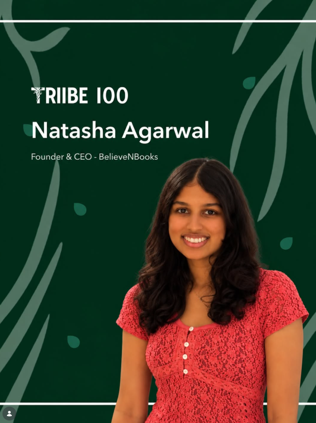 Founder & CEO Natasha Agarwal named to the 2026 TRIIBE 100