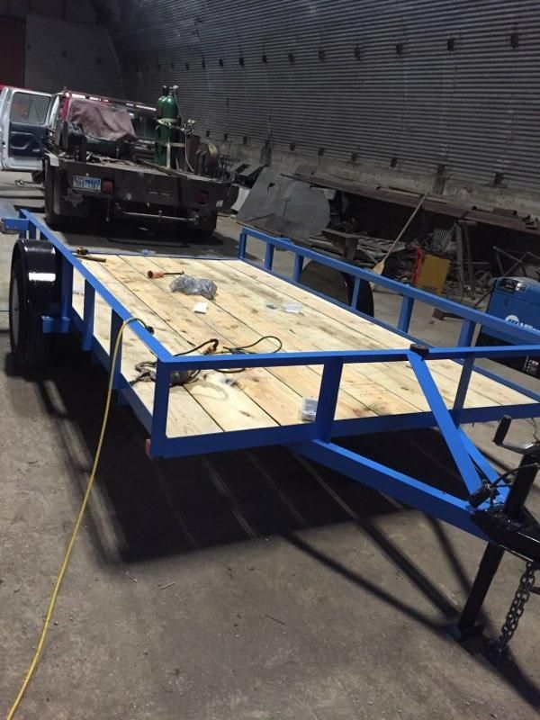 Flat bed trailer re-decking