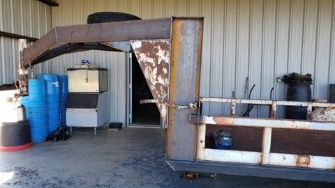 Rusted trailer repair