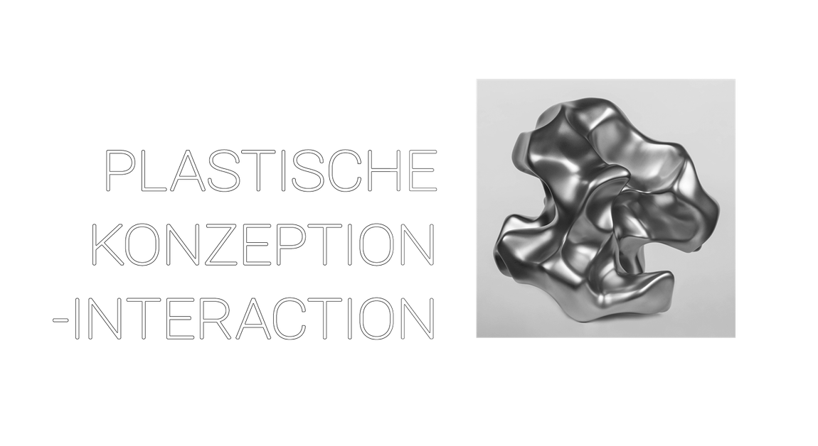 ein Logo für plastische Konzeption mit einem Bild eines Metallobjekts .