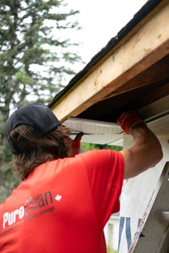 New seamless gutter installation in Lacey, WA by Rainy Day Services