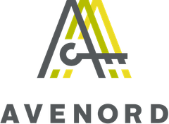 Un logo pour avenord avec une lettre a et une clé