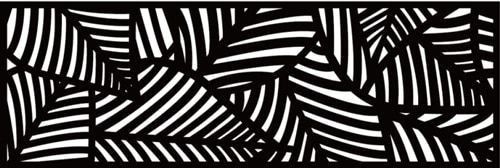 Un motif rayé noir et blanc avec un imprimé zèbre.