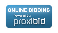 A blue rectangular button with white text that reads