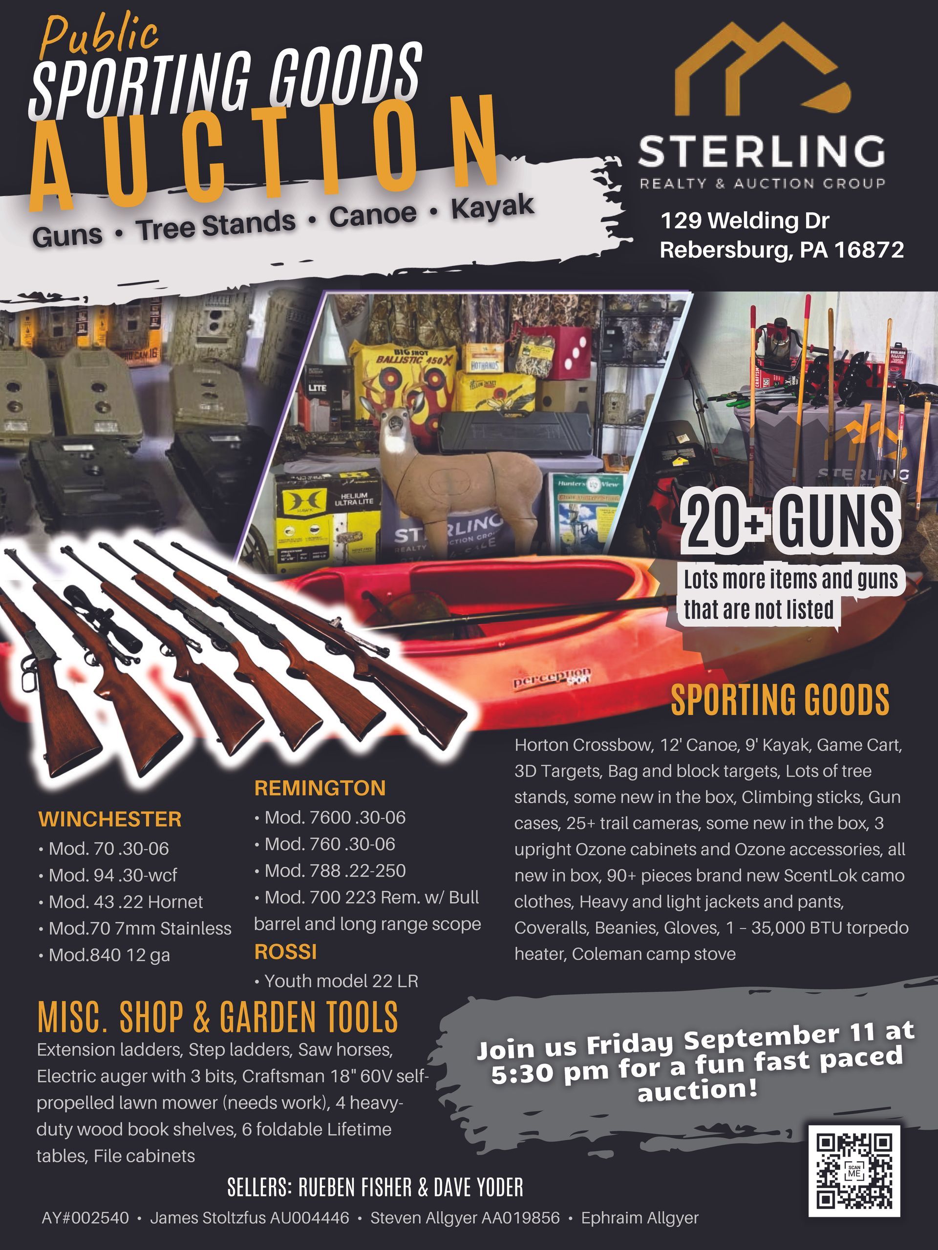 Sporting Goods Auction