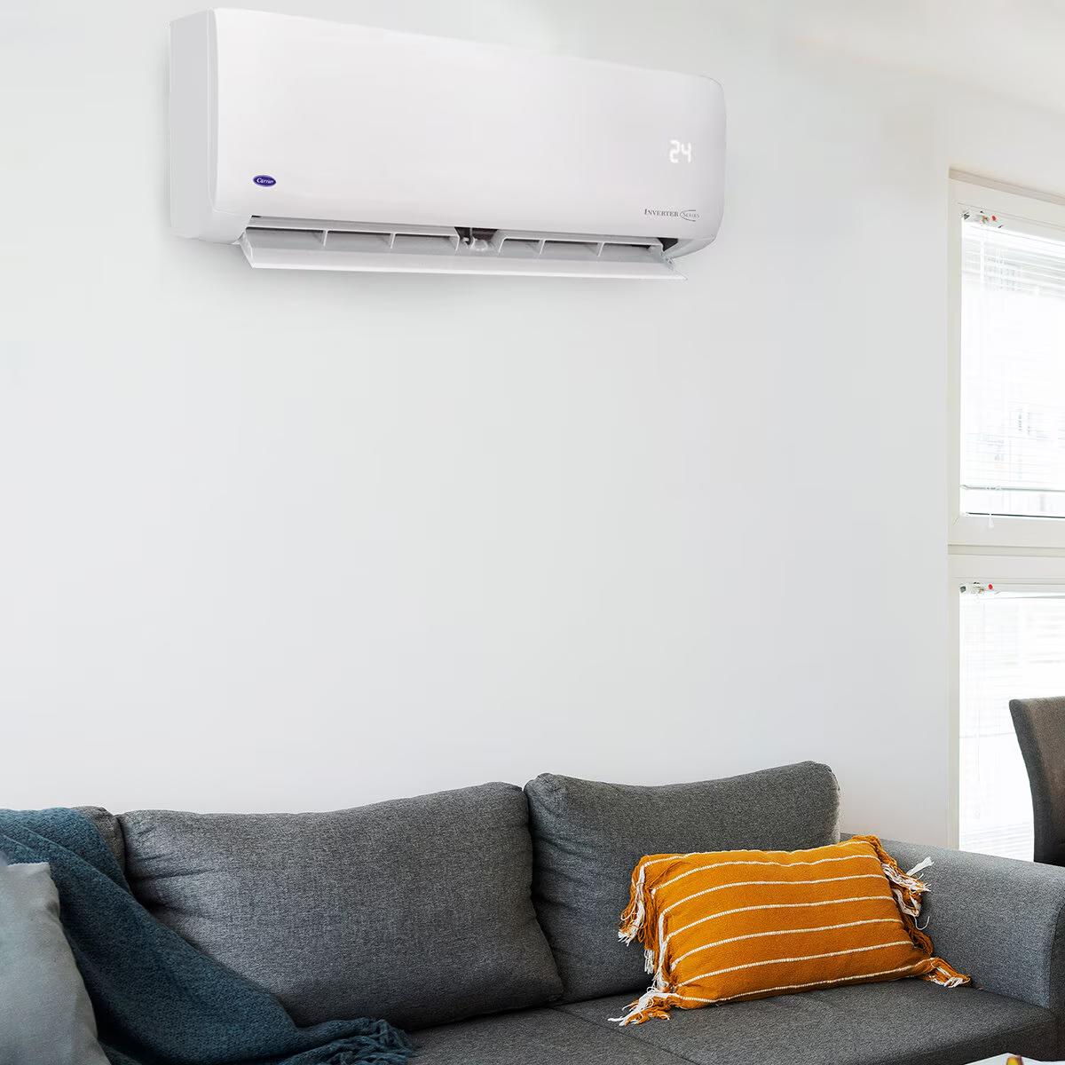 Minisplit inverter  color blanco 