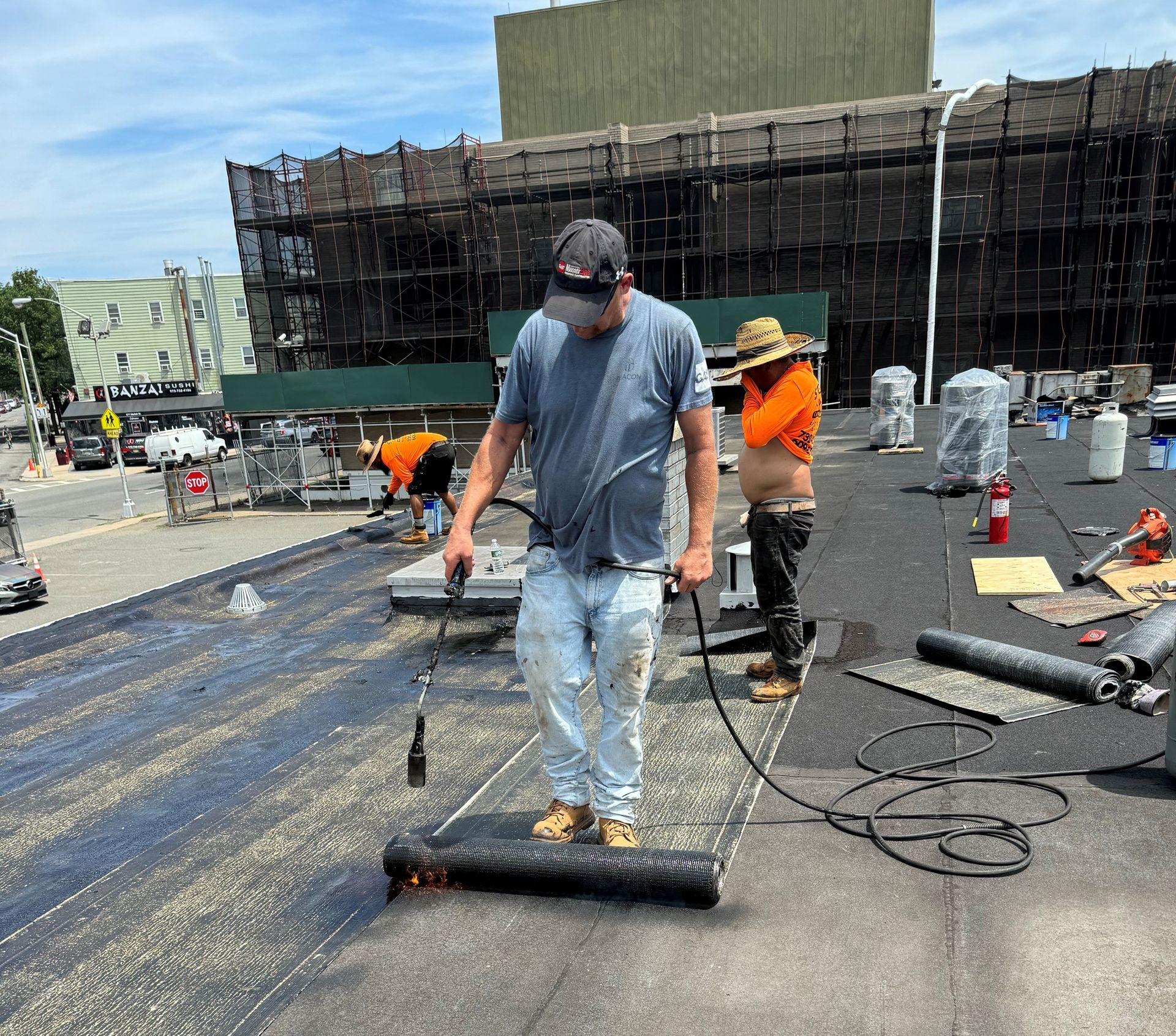 Flat Roofs — Roofing Contractors in North Brunswick, NJ Flat Roofs — Roofing Contractors in North Brunswick, NJ