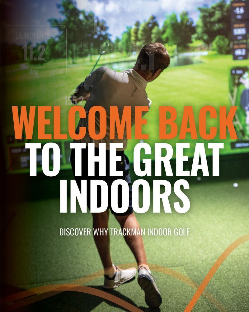 A poster that says welcome back to the great indoors