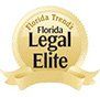 Gold "Florida Legal Elite" seal with ribbon.