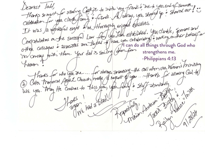 Thank You Card