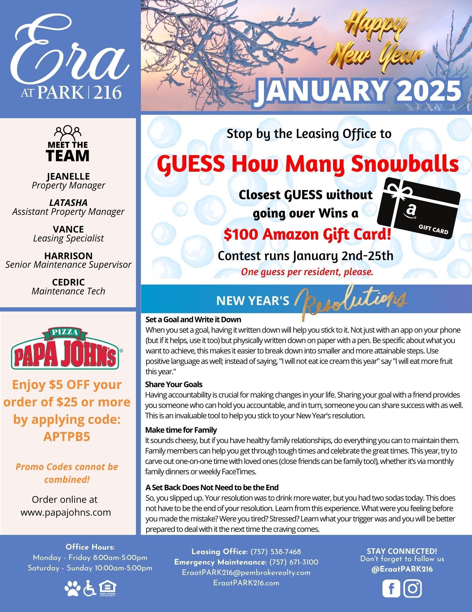 January 2025 Monthly Newsletter