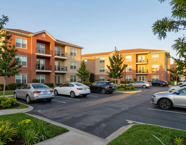 Mid-size garden-style apartment complex